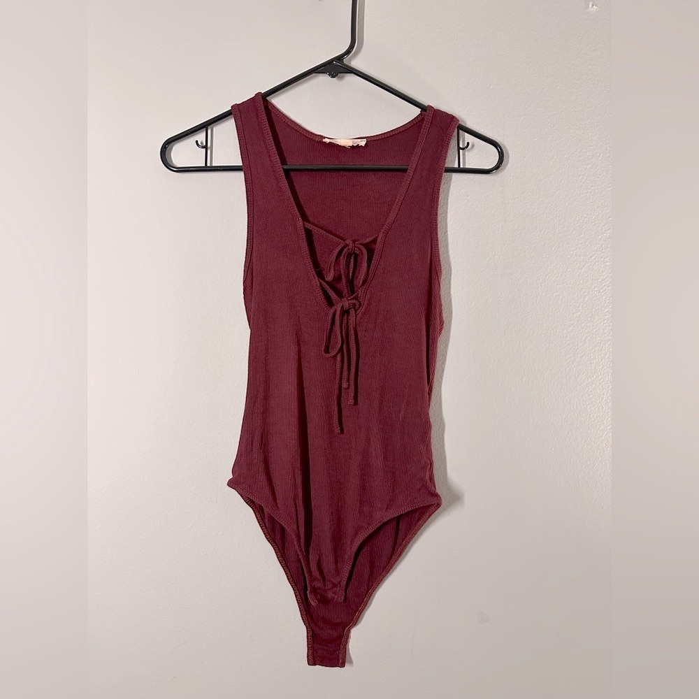 L.A. Hearts Bodysuit with Front Ties